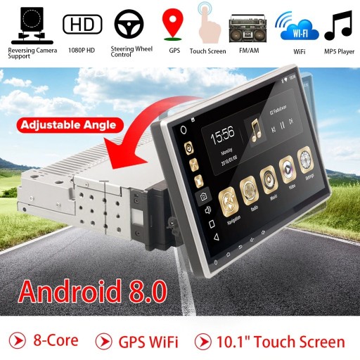 Zdjęcie oferty: 10.1 "Android 8.0 Radio samochodowe 1 Din 8 rdzeń 