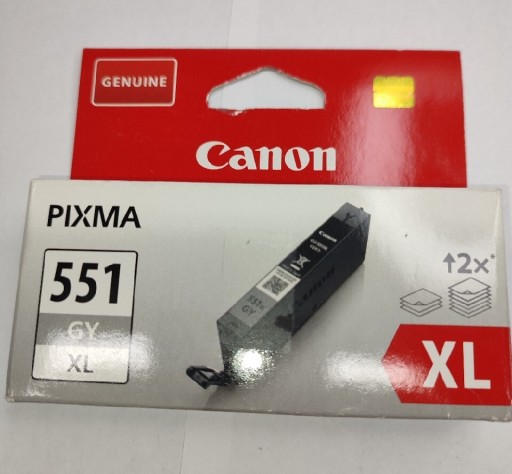 Zdjęcie oferty: Tusz Canon 551 XL GY, oryginał 