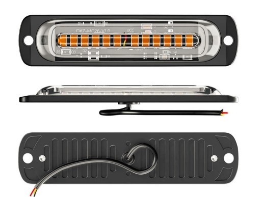 Zdjęcie oferty: Stroboskopowa lampa LED - żółta 12/24V