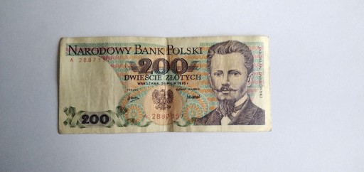 Zdjęcie oferty: Banknot 200zł 1976r seria A