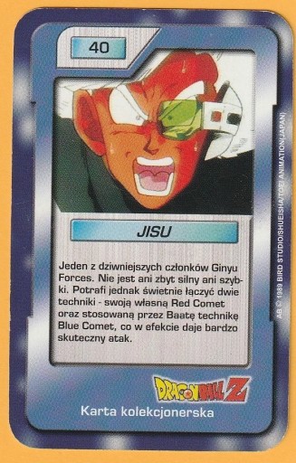 Zdjęcie oferty: KARTA DRAGON BALL Z - JISU