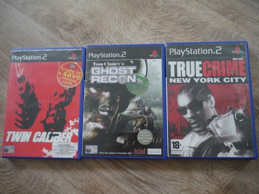 Zdjęcie oferty: ps2 true crime nyc twin caliber ghost recon