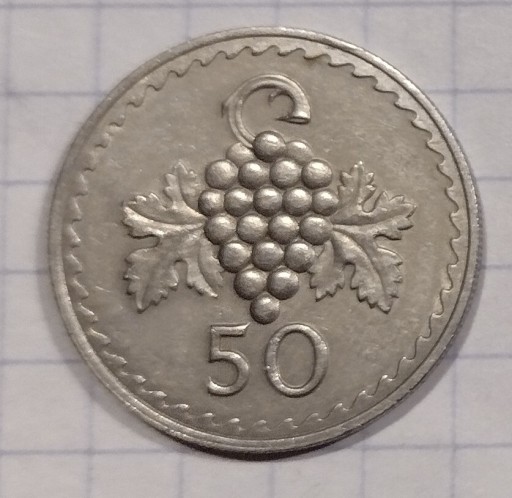 Zdjęcie oferty: (890) Cypr 50 milow 1963