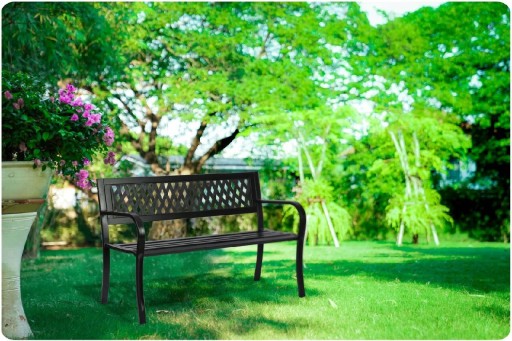 Zdjęcie oferty: Ławka ogrodowa z oparciem 125 x 77 x 49 cm Sofotel
