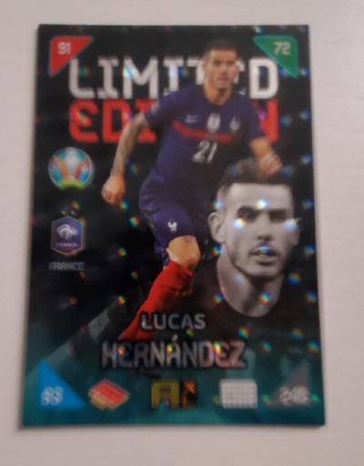Zdjęcie oferty: Lucas HernandezLimited Edition Euro 2021 Panini 