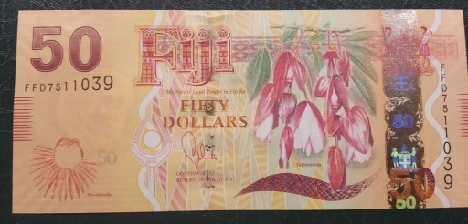 Zdjęcie oferty: Fiji 50 dollars UNC 