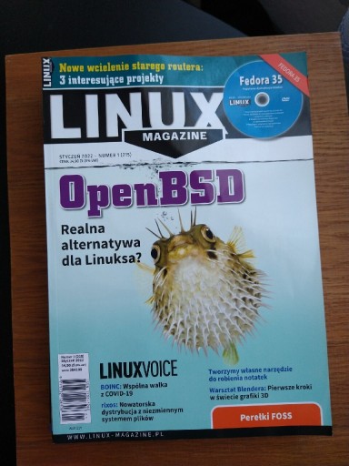 Zdjęcie oferty: Linux magazine 1/2022 (215)