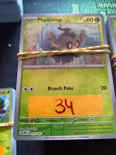 Zdjęcie oferty: Karty pokemon TCG Holo 34 karty (OBF)