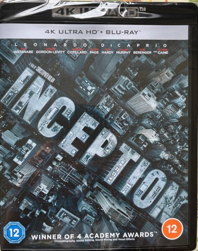 Zdjęcie oferty: Incepcja 4K Ultra HD + BLU-RAY