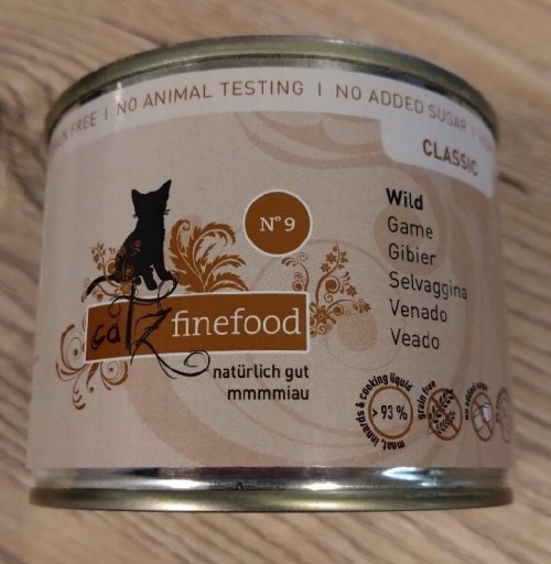 Zdjęcie oferty: Catz Finefood Classic n°9 dziczyzna 200g