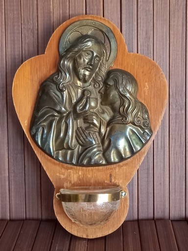 Zdjęcie oferty: Stara kropielnica z Panem Jezusem 
