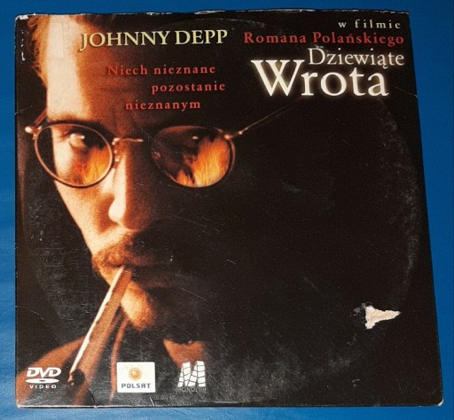Zdjęcie oferty: Dziewiąte Wrota Roma Polański Johnny Depp film DVD