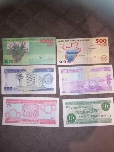 Zdjęcie oferty: Banknoty-Burundi