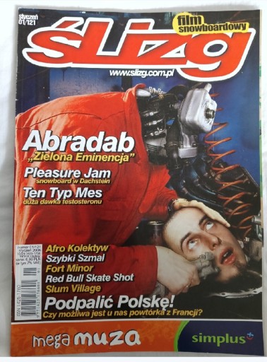 Zdjęcie oferty: Ślizg 01/2006 (121) gazeta +cd Abradab Ten Typ Mes