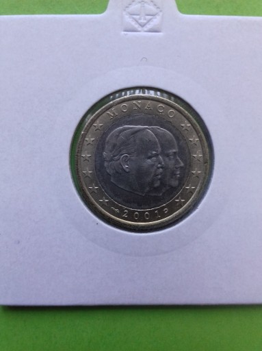 Zdjęcie oferty: Monako Monaco 1 euro 2001 stan -I