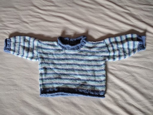 Zdjęcie oferty: Vintage sweterek 6-18msc rękodzieło handmade lalka