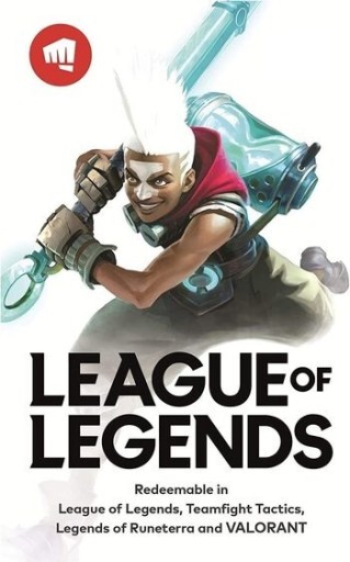 Zdjęcie oferty: League of Legends Gift Card 6500 RP Klucz Riot EU