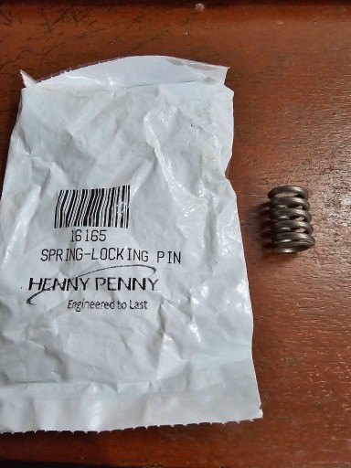 Zdjęcie oferty: HENNY PENNY sprężyna locking pin PN: 16165