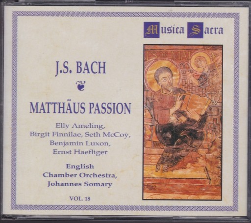 Zdjęcie oferty: JS Bach / Matthaus Passion / Ameling , Somary  3CD