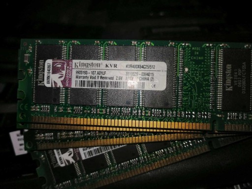 Zdjęcie oferty: Pamięć RAM Kingston DDR < 1 GB 400