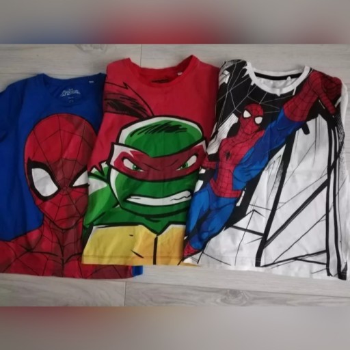 Zdjęcie oferty: bluzka t -shirt 128 spiderman ninja