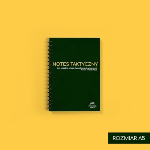 Zdjęcie oferty: Notes taktyczny (zeszyt trenera) - A5