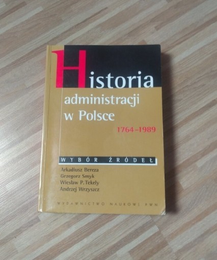 Zdjęcie oferty: Historia Administracji w Polsce