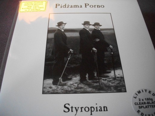 Zdjęcie oferty: Pidżama Porno "Styropian" 2lp clear-black splatter winyl nowy