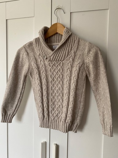 Zdjęcie oferty: F&F beżowy sweter 122