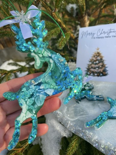 Zdjęcie oferty: Zestaw 4 ozdób świątecznych