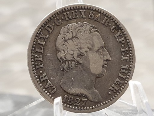 Zdjęcie oferty: 1 Lira 1827 r Stan !!!