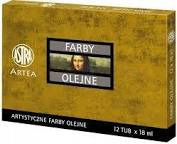 Zdjęcie oferty: Artystyczne farby olejne Astra 12x18ml NOWE