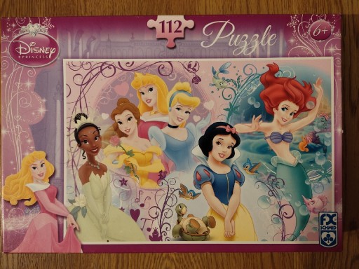 Zdjęcie oferty: Puzzle Disney Princess Księżniczki 112 elementów