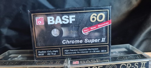 Zdjęcie oferty: Kaseta magnetofonowa BASF chrom super II 