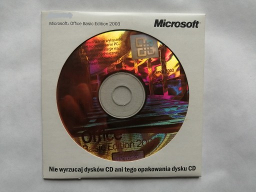 Zdjęcie oferty: Microsoft Office Basic Edition 2003 PL