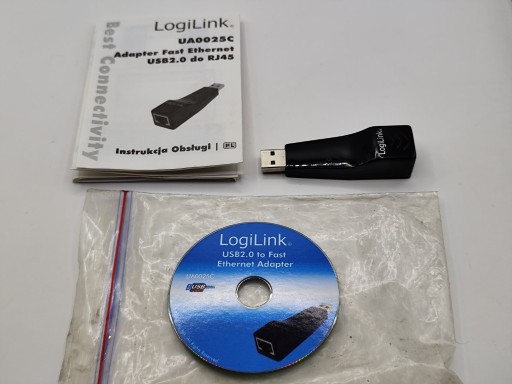 Zdjęcie oferty: Adapter USB -> LAN Karta sieciowa LAN USB LogiLink UA0025C