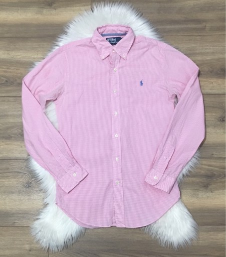 Zdjęcie oferty: Różowa koszula w kratkę Polo Ralph Lauren S