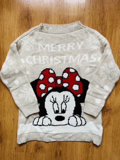 Zdjęcie oferty: Sweter świąteczny Merry Christmas Myszka Minnie