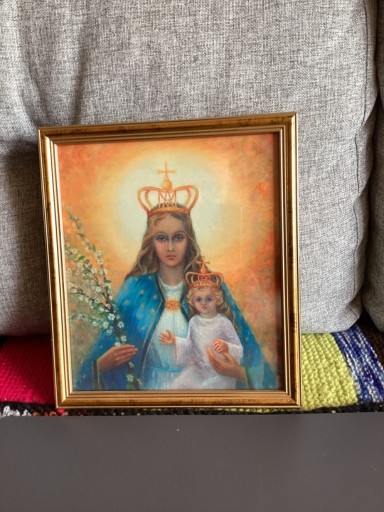 Zdjęcie oferty: Obraz Religijny”Matka Boska”. 