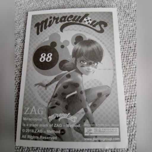 Zdjęcie oferty: Miraculous Panini naklejka 88