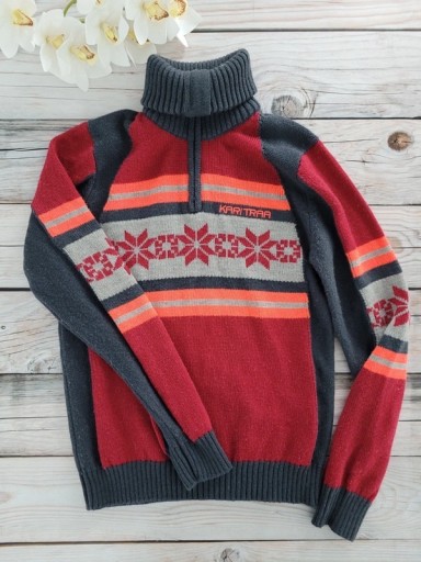 Zdjęcie oferty: Sweter 50 % wełna wool kari traa M 38