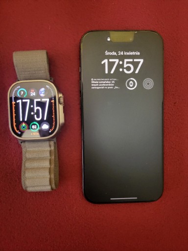 Zdjęcie oferty: Iphone 15 Pro 128 GB + Apple Watch 2 Ultra 