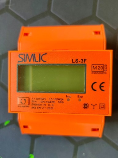Zdjęcie oferty: Licznik energii 3-fazowy Simet LS-3F 
