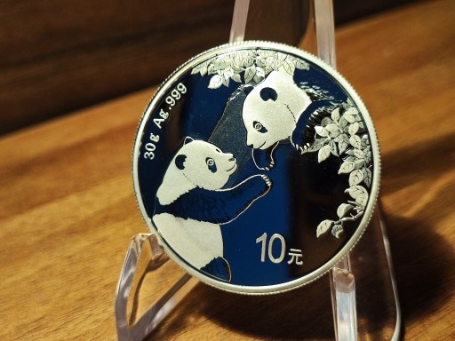 Zdjęcie oferty: Srebrna moneta Chińska Panda 2023 - 30g srebra