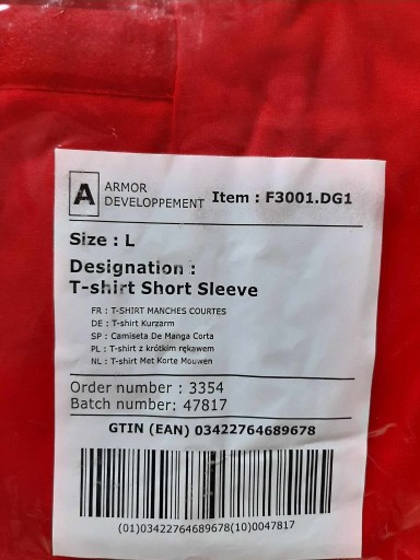 Zdjęcie oferty: Koszulka T-Shirt DPD Czerwona krótki rękawek