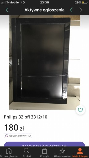 Zdjęcie oferty: Telewizor Philips 32pfl 3312/10