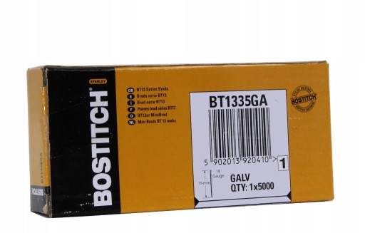 Zdjęcie oferty: Sztyfty Bostitch gwoździe do sztyfciarki 1,2x35mm 