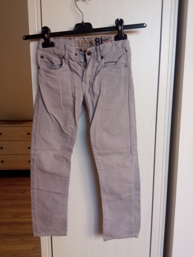 Zdjęcie oferty: Spodnie jeansy dżinsy proste H&M dla chłopca 122 