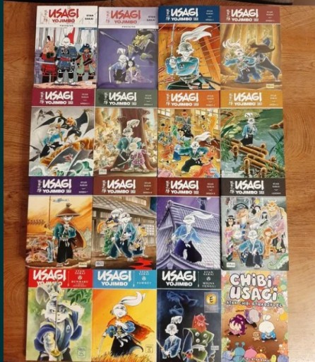 Zdjęcie oferty: Usagi Yojimbo Pełen komplet komiksów 16 tomów