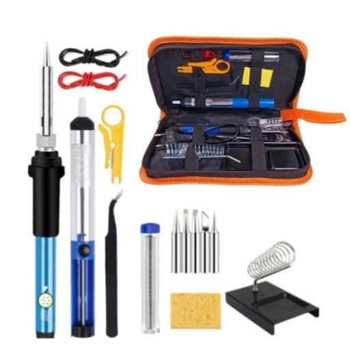 Zdjęcie oferty: Zestaw Do Lutowania Zestaw Lutowniczy 15 Elementów W Etui